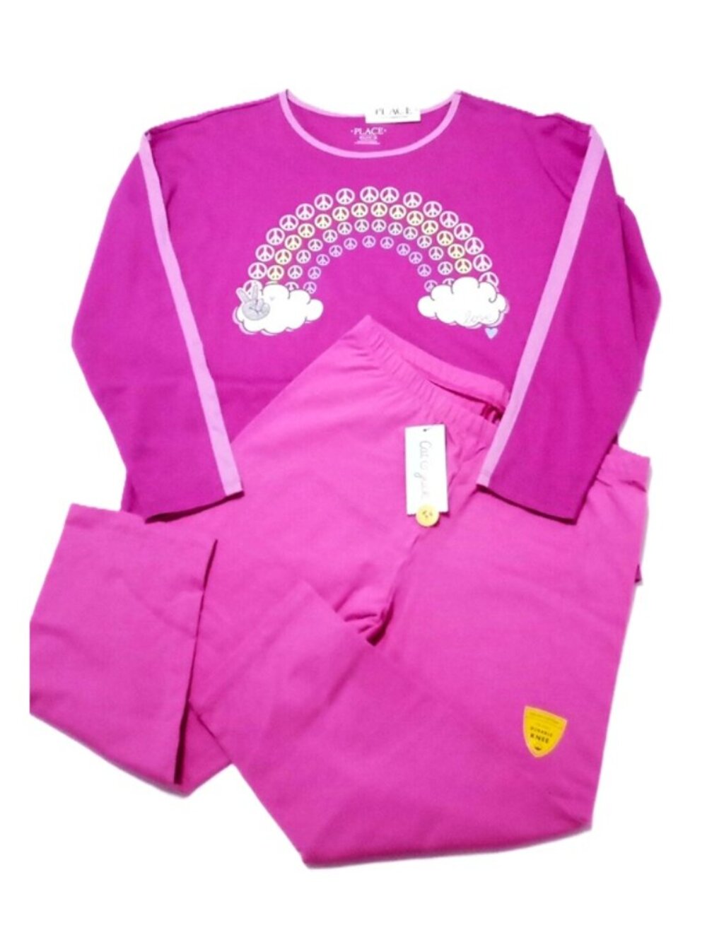 2 Pieces T-Shirt by The Children Place & Carpri Pants by Cat & Jack size XXL NEW